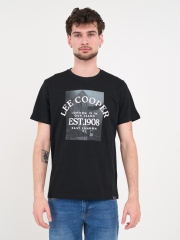 Lee Cooper - Tricou barbat cu maneca scurta si imprimeu