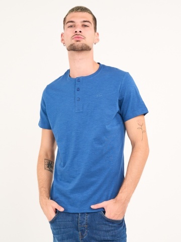 Lee Cooper - Tricou barbat cu maneca scurta si nasturi