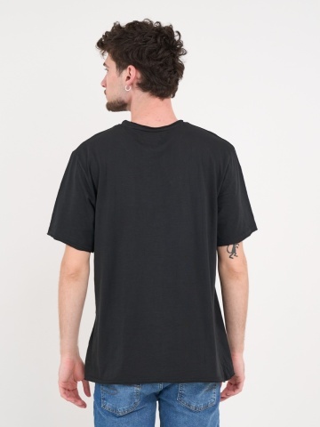Lee Cooper - Tricou barbat de culoare uniforma cu detalii - Img 2