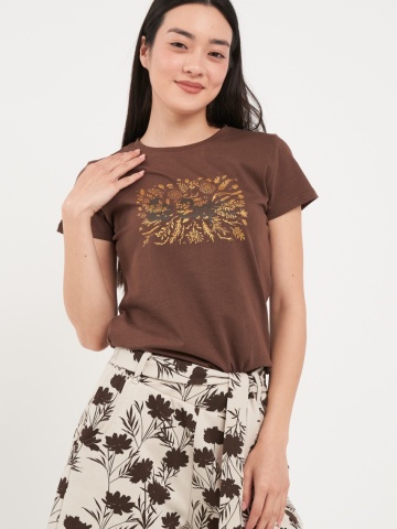 Lee Cooper - Tricou dama cu imprimeu logo - Img 5