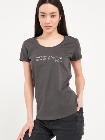 Lee Cooper - Tricou dama cu imprimeu texturat - Img 6