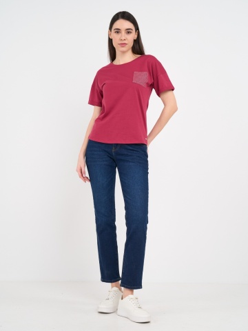 Lee Cooper - Tricou dama cu maneca scurta si detalii - Img 8