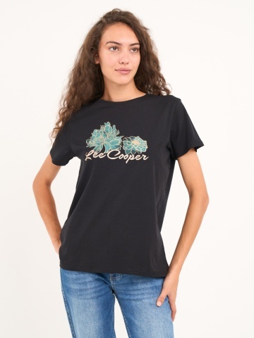 Lee Cooper - Tricou dama maneca scurta si imprimeu - Img 4