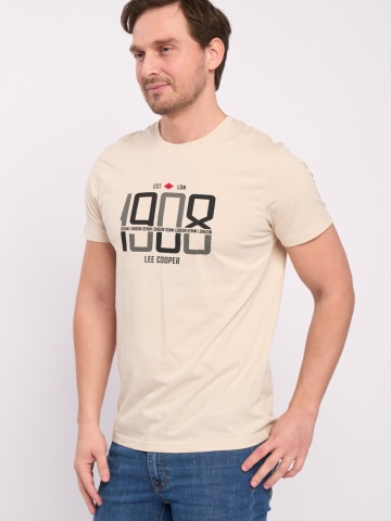 Lee Cooper - Tricou maneca scurta barbat cu imprimeu detalii logo - Img 5