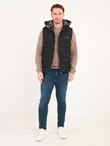 Lee Cooper - Vesta barbat cu gluga si detalii logo - Img 9