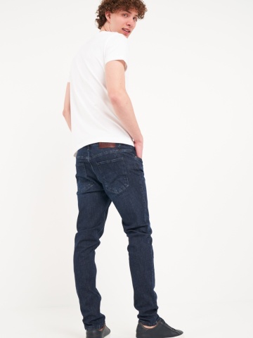 Timeout - Blugi barbat slim cu aspect usor decolorat - Img 7