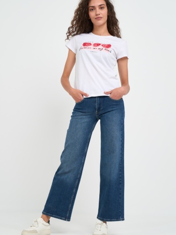 Timeout - Blugi dama boyfriend cu aspect decolorat - Img 8