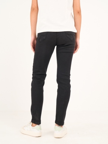 Timeout - Blugi dama skinny de culoare inchisa - Img 5
