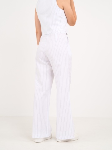 Timeout - Pantaloni lungi dama cu buzunare si dungi - Img 2