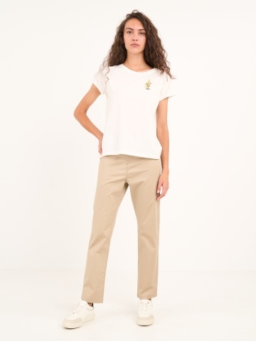 Timeout - Pantaloni lungi dama de culoare uniforma - Img 3