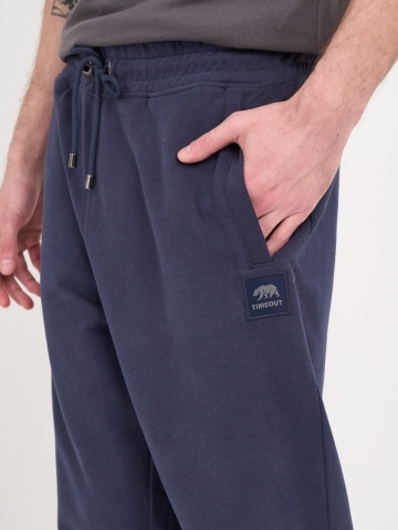 Timeout - Pantaloni sport barbat cu buzunare si detalii logo - Img 3