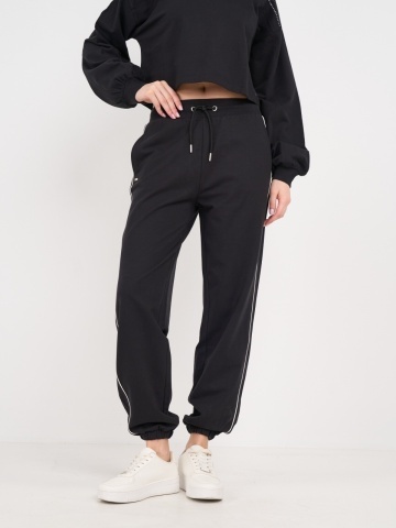 Timeout - Pantaloni sport dama cu buzunare si detalii