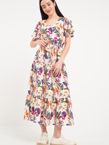 Timeout - Rochie dama cu imprimeu floral