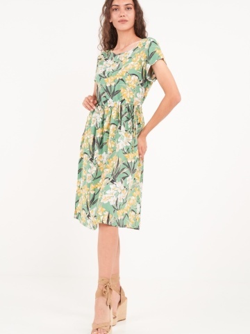 Timeout - Rochie dama cu imprimeu floral - Img 3