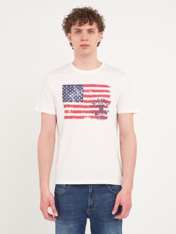 Timeout - Tricou barbat cu maneca scurta si imprimeu grafic