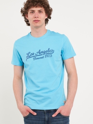 Timeout - Tricou barbat cu maneca scurta si imprimeu logo