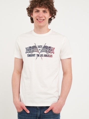 Timeout - Tricou barbat cu maneca scurta si imprimeu