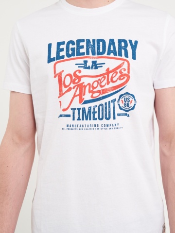 Timeout - Tricou barbat cu maneca scurta si imprimeu - Img 4