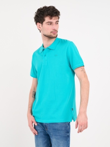 Timeout - Tricou barbat polo de culoare uniforma cu logo - Img 5