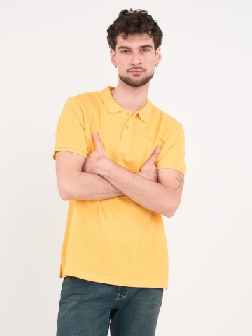 Timeout - Tricou barbat polo de culoare uniforma cu logo - Img 7