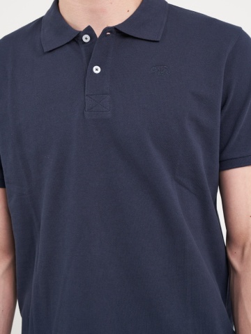Timeout - Tricou barbat polo de culoare uniforma - Img 2
