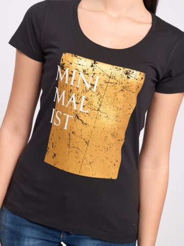 Timeout - Tricou cu maneca scurta dama cu imprimeu - Img 2