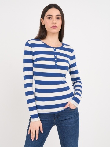 Timeout - Tricou dama cu maneca lunga si dungi - Img 8