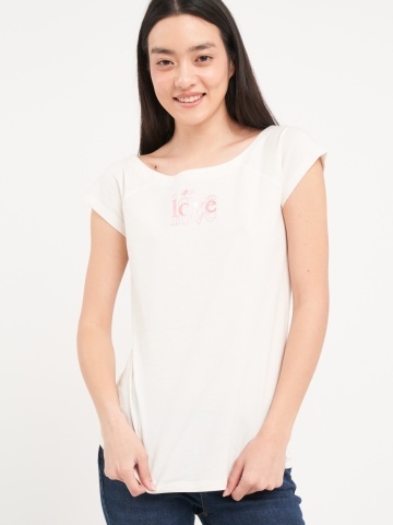 Timeout - Tricou dama cu maneca scurta de culoare uniforma