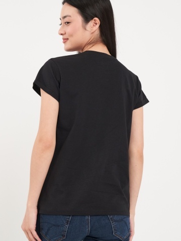 Timeout - Tricou dama cu maneca scurta si imprimeu grafic - Img 2