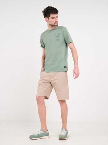 Kenvelo - Bermude barbat cu textura de culoare uniforma - Img 10