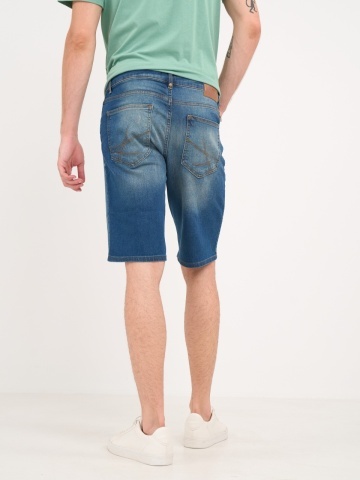 Kenvelo - Bermude barbat din denim cu aspect usor decolorat - Img 5