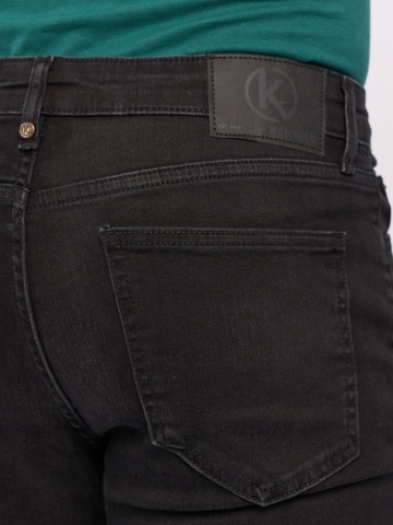 Kenvelo - Blugi barbat superslim de culoare inchisa - Img 2