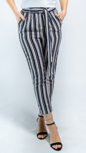 Kenvelo - Pantaloni lungi dama cu model in dungi