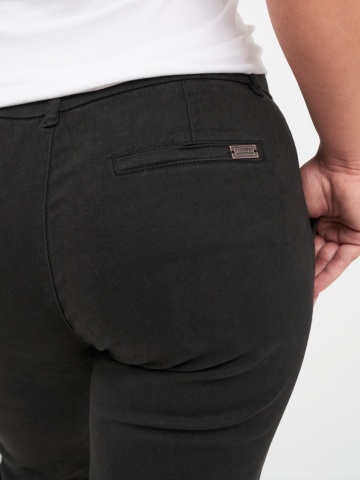 Kenvelo - Pantaloni lungi dama de culoare uniforma cu buzunare - Img 4
