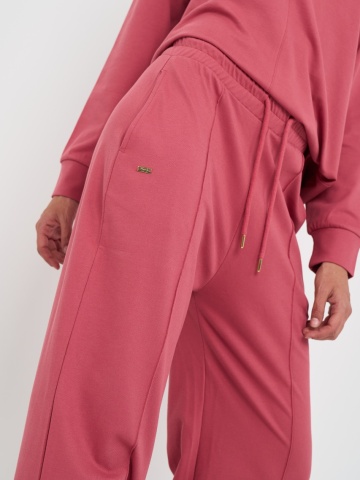 Kenvelo - Pantaloni sport dama lejeri de culoare uniforma - Img 2