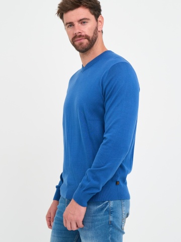 Kenvelo - Pulover barbat de culoare uniforma - Img 3