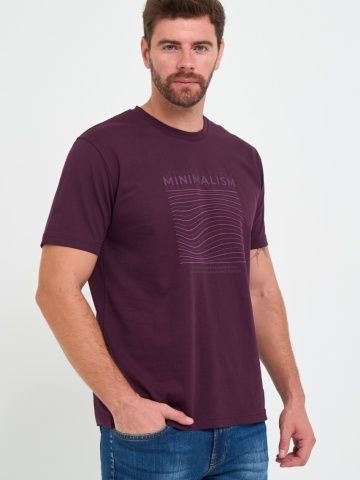 Kenvelo - Tricou barbat cu imprimeu si logo atasat - Img 5