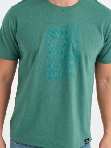 Kenvelo - Tricou barbat cu logo si imprimeu detalii grafice - Img 2