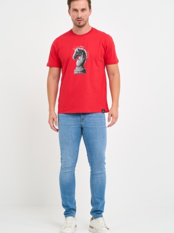 Kenvelo - Tricou barbat cu logo si imprimeu grafic - Img 7