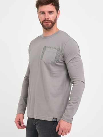 Kenvelo - Tricou barbat cu maneca lunga si buzunar - Img 6