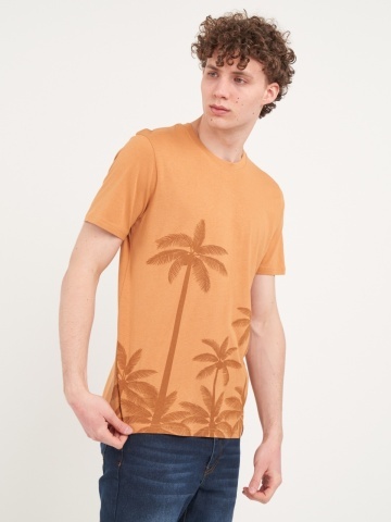 Kenvelo - Tricou barbat cu maneca scurta si imprimeu grafic - Img 5