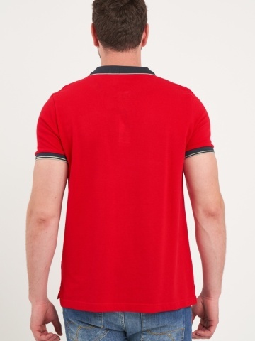 Kenvelo - Tricou barbat polo cu detalii logo - Img 2
