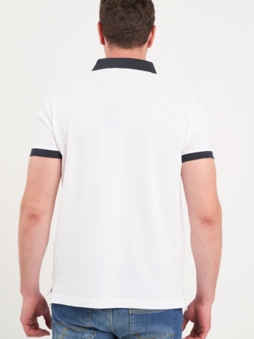 Kenvelo - Tricou barbat polo cu detalii logo - Img 4