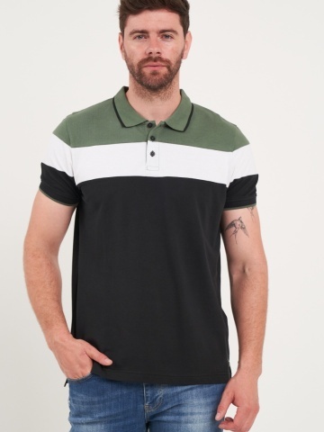 Kenvelo - Tricou barbat polo multicolor