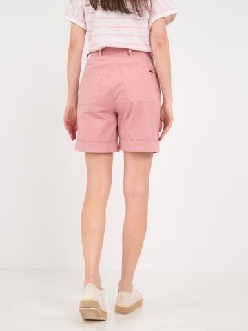 Lee Cooper - Bermude dama de culoare uniforma - Img 2