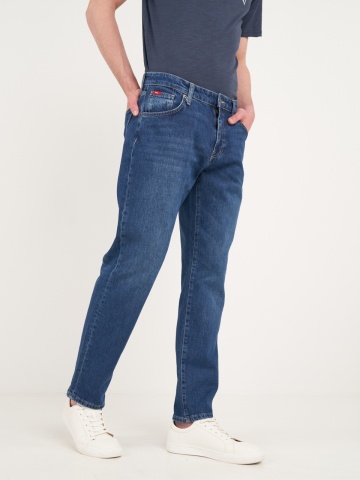 Lee Cooper - Blugi barbat regular cu aspect usor decolorat - Img 6