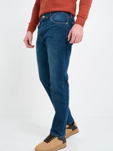 Lee Cooper - Blugi barbat regular fit cu aspect decolorat - Img 6