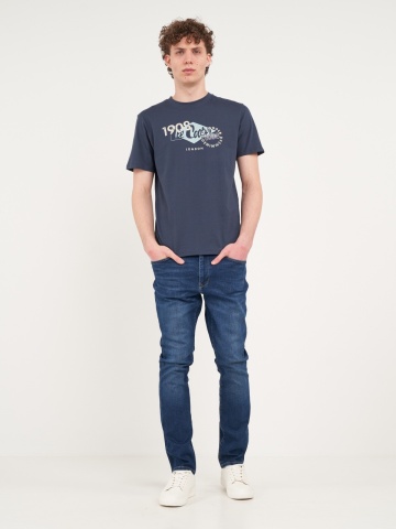 Lee Cooper - Blugi barbat slim cu aspect usor decolorat - Img 10