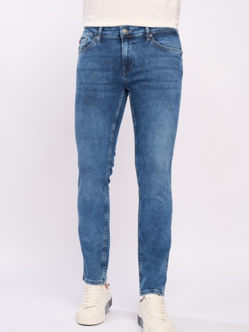 Lee Cooper - Blugi barbat superslim cu aspect usor decolorat