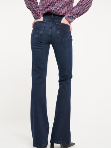 Lee Cooper - Blugi dama bootcut cu aspect usor decolorat - Img 3